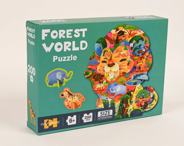 Tvarované Puzzle Forest World 200ks
