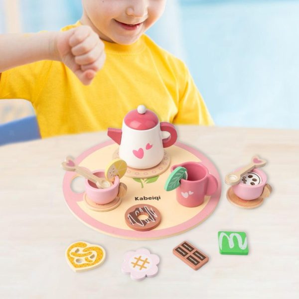 Čajový set drevený