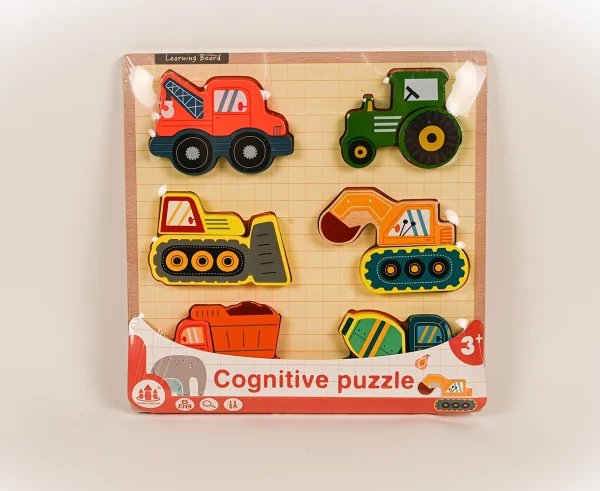 Vkladačka puzzle - nákladné autá