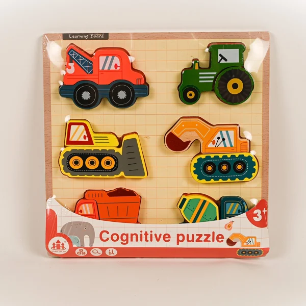 Vkladačka puzzle - nákladné autá