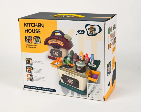 Kuchynka v kufríku s parou a zvukmi