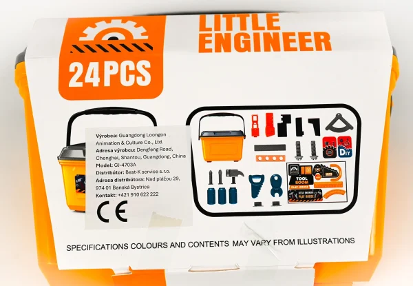 Náradie v kufríku - Little Engineer 24ks