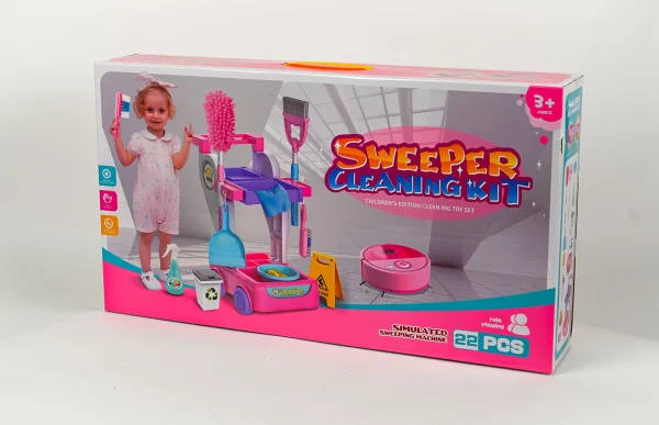 Upratovací vozík s robotickým vysavačom 22ks