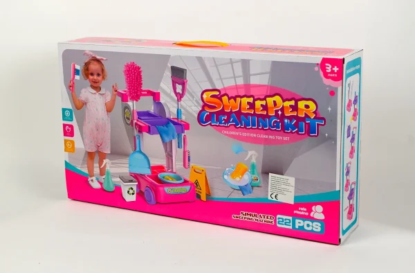 Upratovací vozík s robotickým vysavačom 22ks