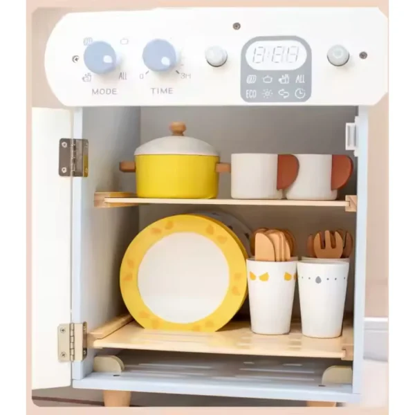 Umývačka riadu drevená s príslušenstvom