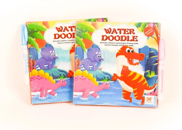 Maľovanie vodou s magnetickou knihou DINO