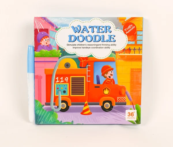 Maľovanie vodou s magnetickou knihou HASIČI