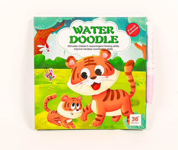 WATER DOODLE_6 Maľovanie vodou s magnetickou knihou Zvieratká