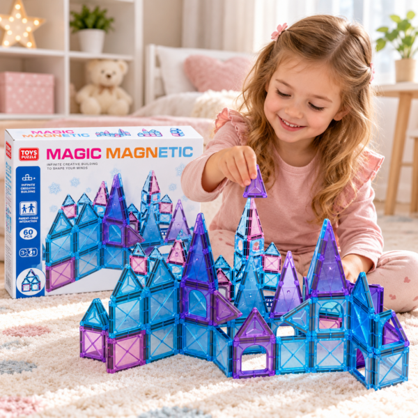 71A423BE-2440-461D-B882-80BD7A3D50AE Magic Magnetic Building Blocks 60 ks - AKCIA 1+1 ZADARMO