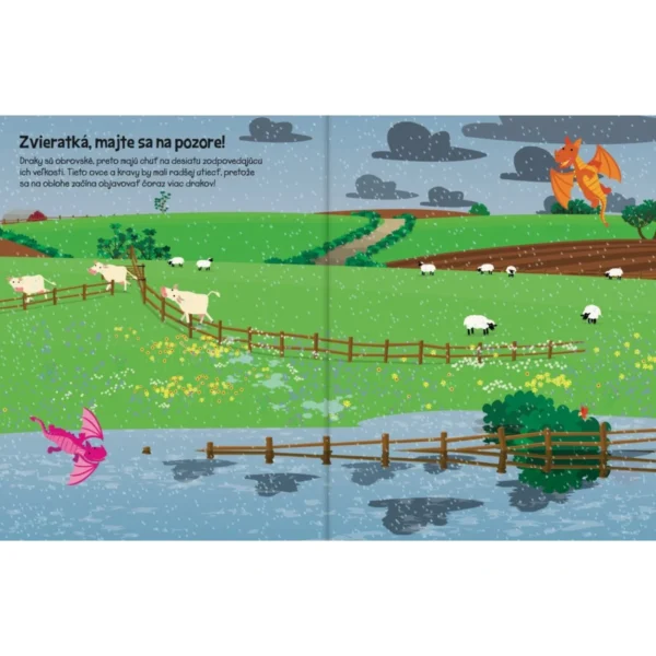 555 samolepiek - Draky