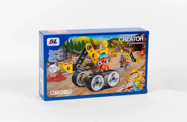 Konštrukčná stavebnica Creator City Engineering – Bager 3v1 (52 dielov)