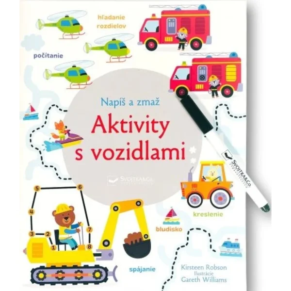 Napíš a zmaž - Aktivity s vozidlami