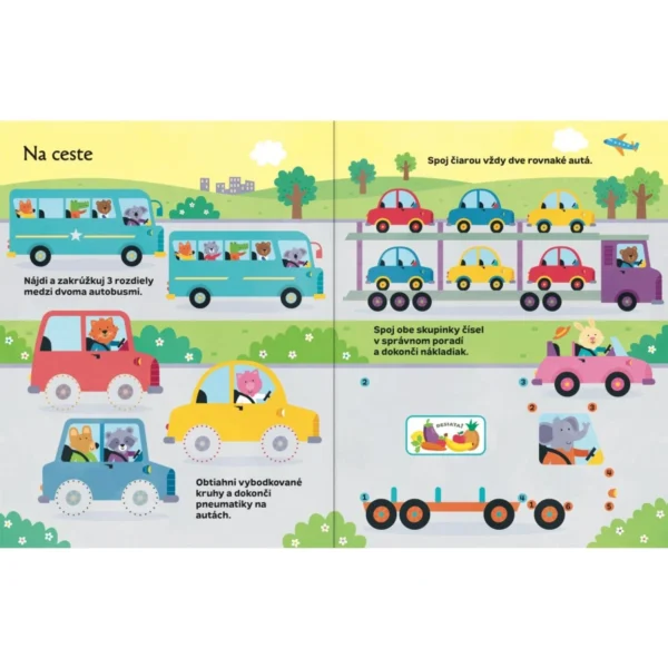 Napíš a zmaž - Aktivity s vozidlami