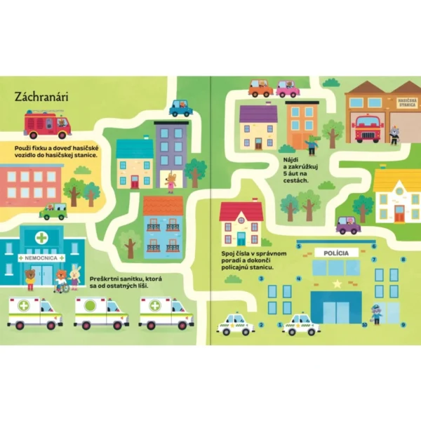 Napíš a zmaž - Aktivity s vozidlami