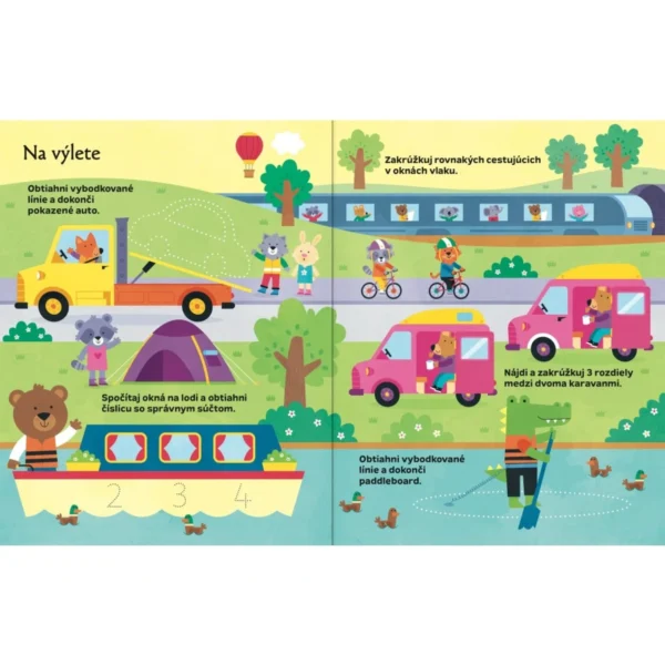 Napíš a zmaž - Aktivity s vozidlami