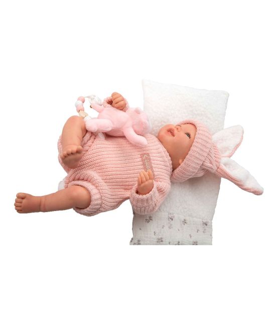 IMG_9813 Reborn bábika Arias Lucia 45 cm s vankúšikom a plyšákom