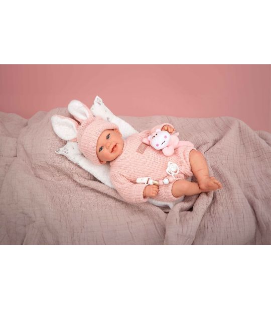 IMG_9818 Reborn bábika Arias Lucia 45 cm s vankúšikom a plyšákom