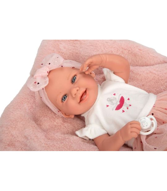 IMG_1975 Bábika Arias Elegance Zoe Ballerina 42 cm – celovinylová s vankúšikom