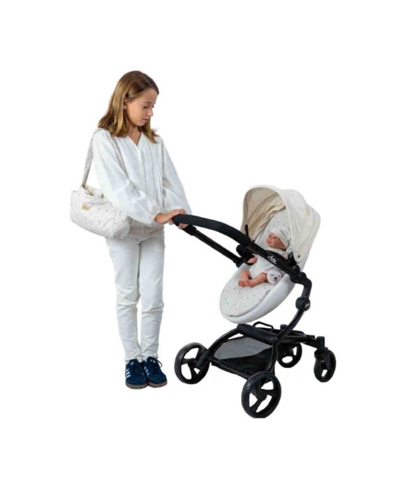 Kočík pre bábiky Arias URBAN SPORT s taškou – 82 cm