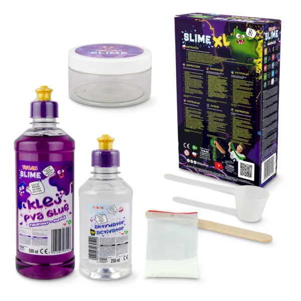 IMG_3070 TUBAN DIY Slime Sada na výrobu slizu Glow in the dark XL