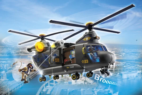 HRAjr00038-02 Playmobil Záchranarska helikoptéra špeciálne jednotky