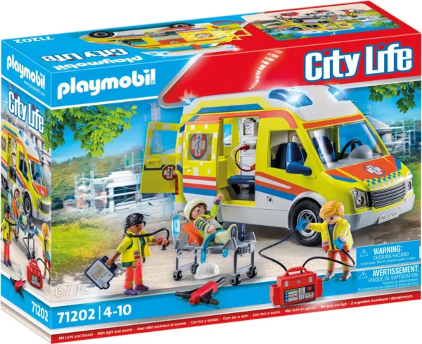 HRAkc05958 Playmobil 71202 Sanitka so zvukom a svetlom