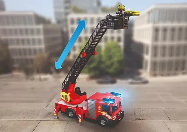 HRAls23437-07 Playmobil Hasičské auto s výsuvnou plošinou